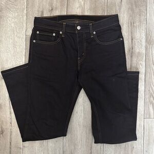 Levi's Black Jeans with Contrast Stitching